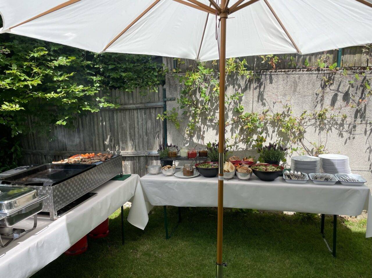 Das Grill Buffet von CSL Catering in München. Geburtstagscatering Ideen. Grill Catering iin München