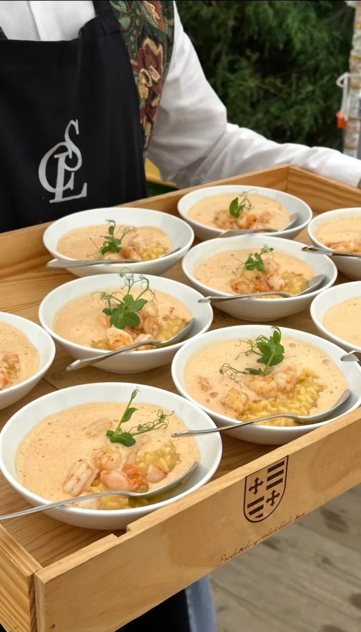 Safranrisotto von CSL Catering München